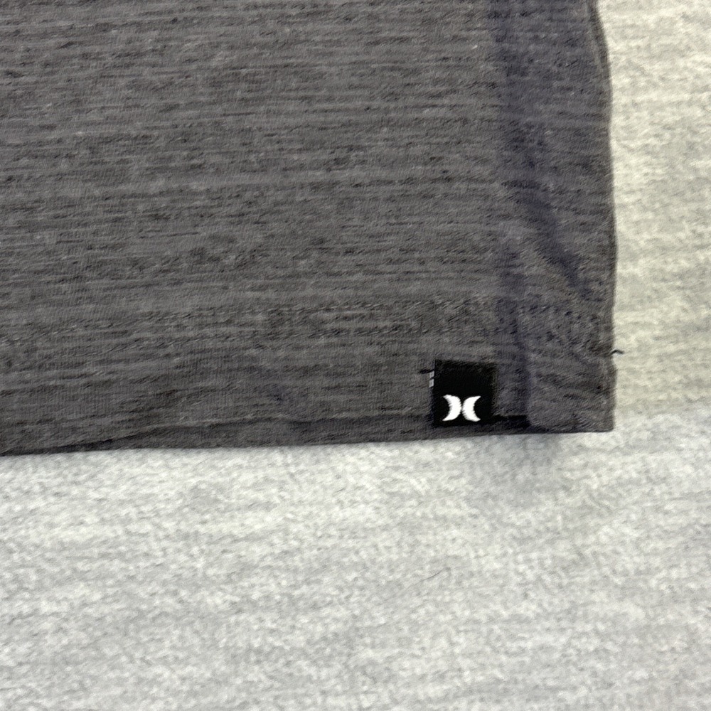 Hurley x Buckle Polo Shirt XL Cotton-Poly Heathered Gray Skate Surf Retro Preppy - Picture 4 of 13